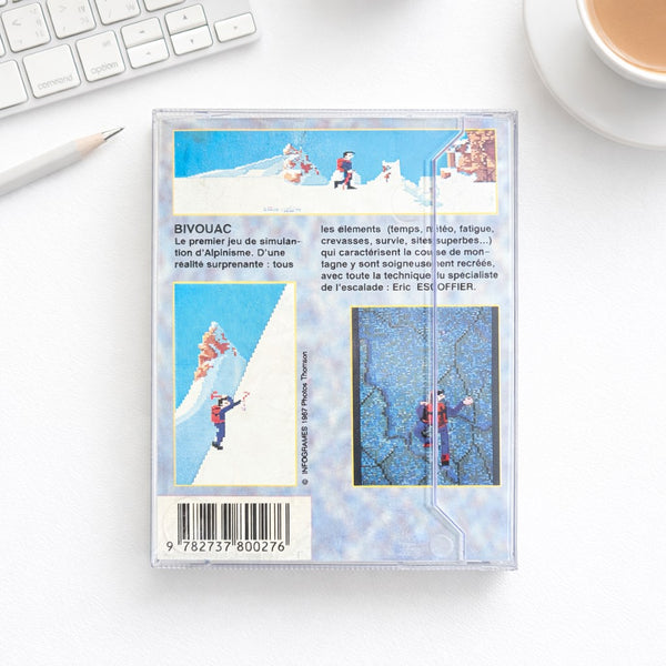 Jeu Amstrad CPC 464 / 664 Cassette – Bivouac – Simulation Alpinisme – Infogrames