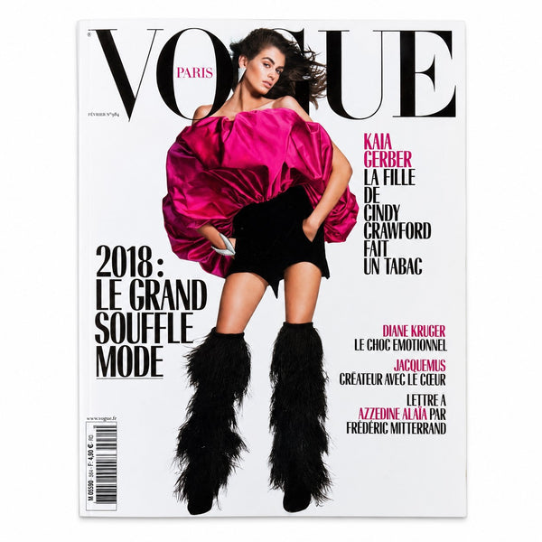 Magazine / Revue de mode Vogue Paris n° 984 – Février 2018 – Kaia Gerber