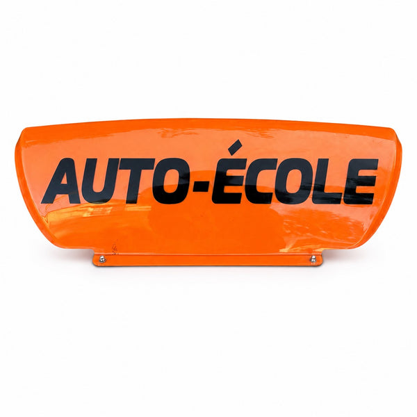 Enseigne de toit AUTO-ÉCOLE orange