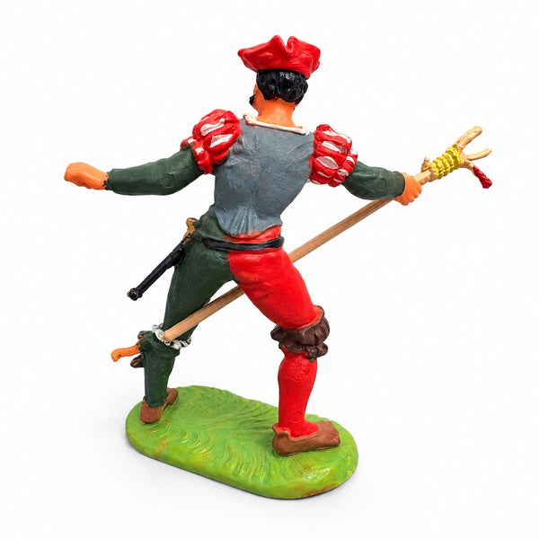 Figurine Elastolin Les Lansquenets – Soldat au combat – Réf. 52316