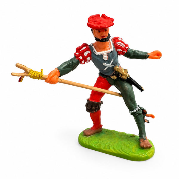 Figurine Elastolin Les Lansquenets – Soldat au combat – Réf. 52316