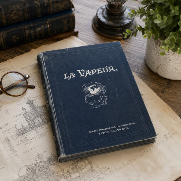 Livre technique ancien « La Vapeur » – Babcock & Wilcox – Édition de 1929