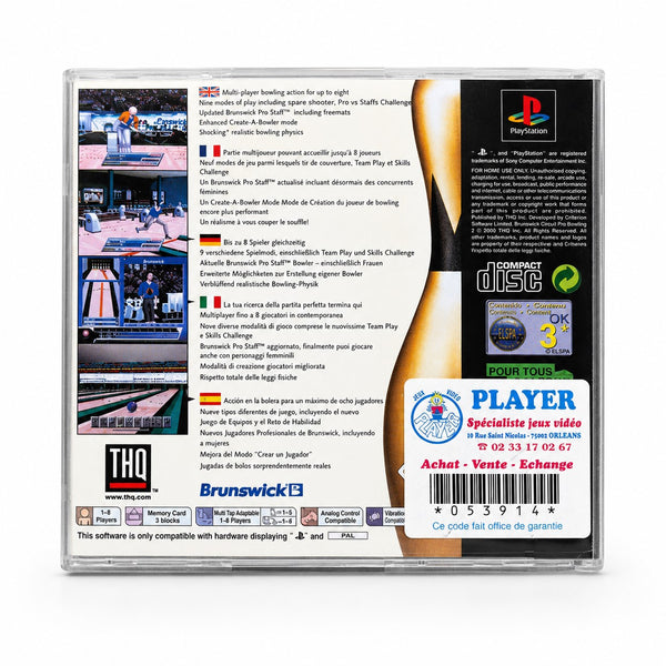 Jeu PlayStation PS1 Brunswick Circuit Pro Bowling 2 PAL avec notice complet