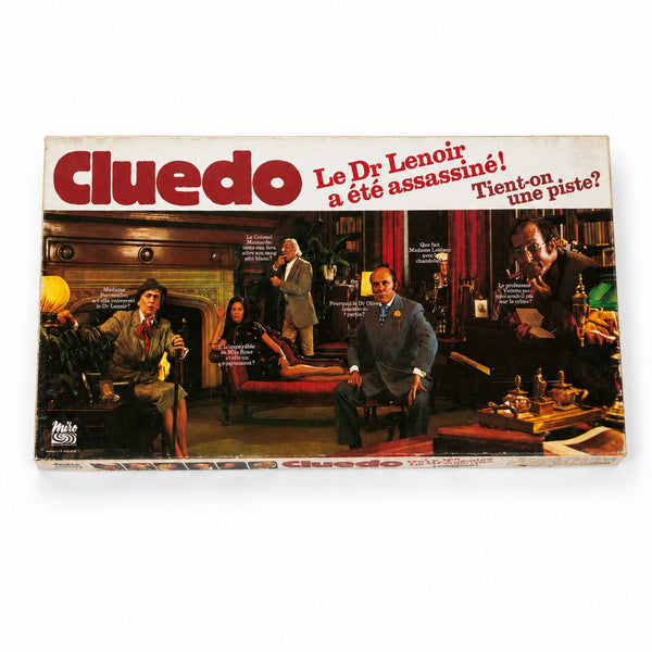 Cluedo Vintage Miro – Le Dr Lenoir a été assassiné ! – Jeu de société complet français années 70/80