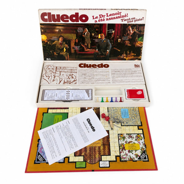 Cluedo Vintage Miro – Le Dr Lenoir a été assassiné ! – Jeu de société complet français années 70/80