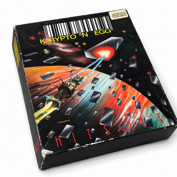 Krypton Egg – Jeu vidéo Atari ST HITSOFT de 1989 sur disquettes 3,5" - non testé