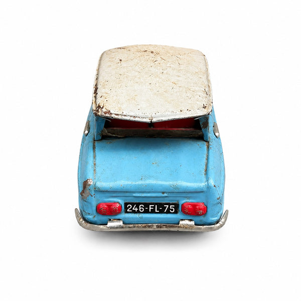 Joustra Citroën Ami 6 Berline en tôle bleue – Jouet à friction – vers 1962 – À restaurer