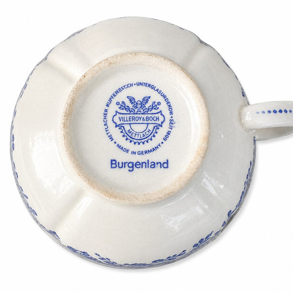 Ancienne tasse à thé et sa sous-tasse Villeroy & Boch Burgenland