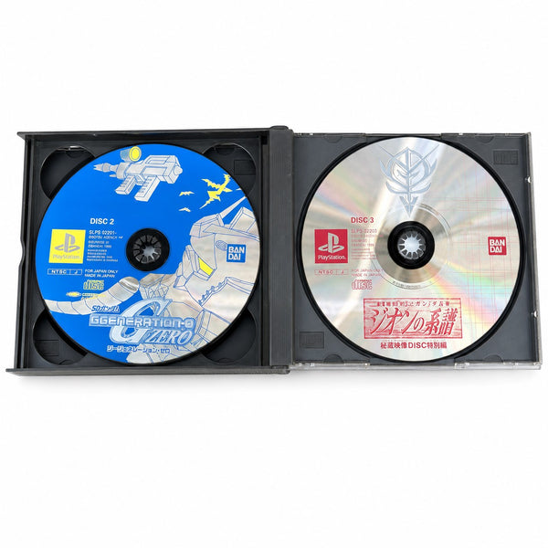 Jeu vidéo SD Gundam G Generation Zero – PlayStation PS1 – Version japonaise – 3 disques