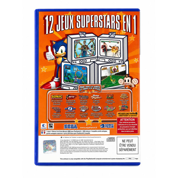 SEGA Superstars – Jeu vidéo PlayStation 2 PAL – PS2 – Sans notice