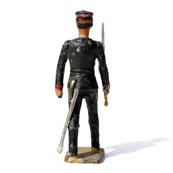 Soldat de plomb ancien CBG Mignot – Officier français artilleur à pied – vers 1908-1920