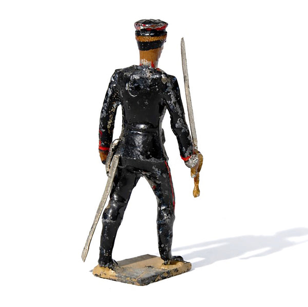 Soldat de plomb ancien CBG Mignot – Officier français artilleur à pied – vers 1908-1920