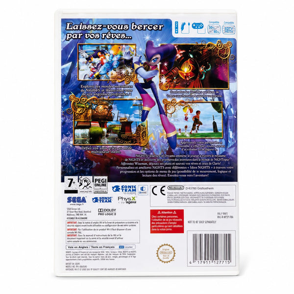 Nights: Journey of Dreams – Jeu Nintendo Wii PAL FR – Complet avec notice