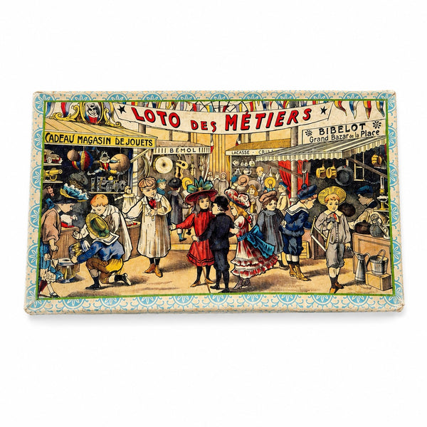 Loto des Métiers – Réédition vintage de 1996 – Jeu illustré Belle Époque