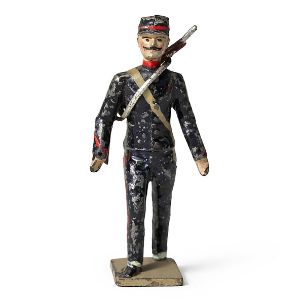 Soldat de plomb ancien CBG Mignot – Artilleur français à pied – vers 1908-1920