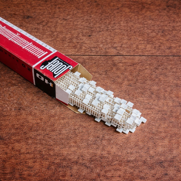 Barrières de clôture Jouef réf. 687 – Boîte de 20 – Modélisme ferroviaire vintage HO (Made in France)