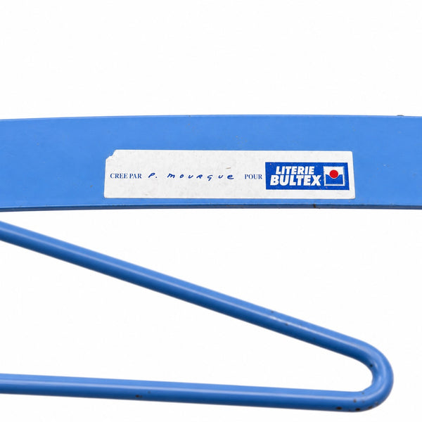 Valet de chambre porte-vêtements vintage bleu des années 1980 créé par Pascal Mourgue pour Literie Bultex