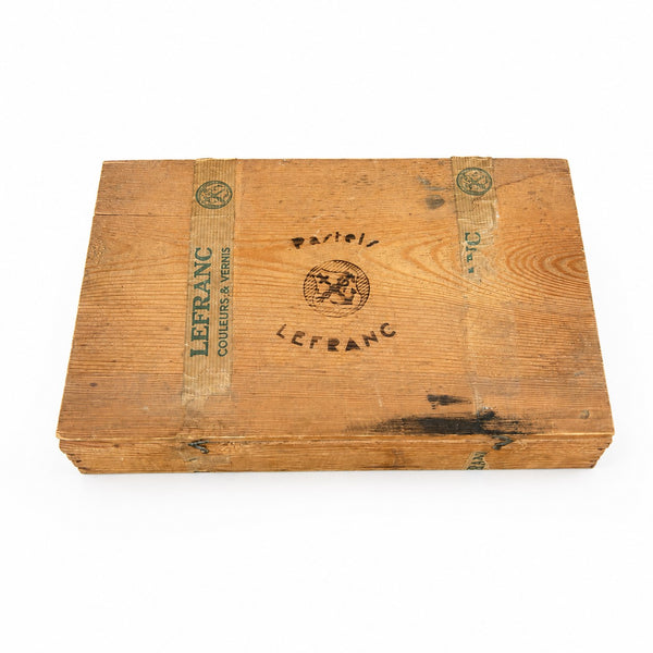 Ancienne boîte Lefranc pour pastels tendres surfins assortis – Réf. 1625