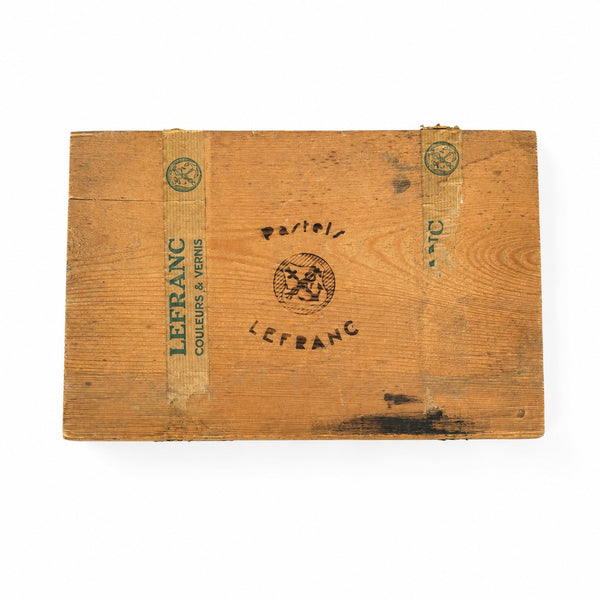 Ancienne boîte Lefranc pour pastels tendres surfins assortis – Réf. 1625