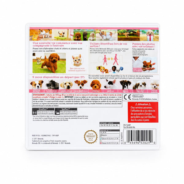 Jeu vidéo Nintendo 3DS Nintendogs + Cats – Caniche Toy & ses nouveaux amis