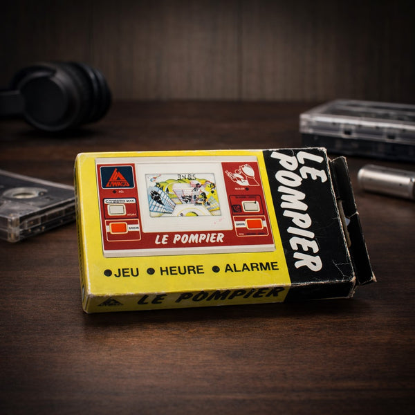 Jeu électronique vintage – Le Pompier / Great Fireman – SSG-2F – avec boîte & notice (style Game & Watch)