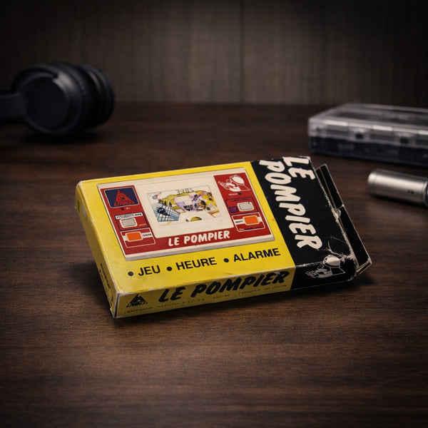 Jeu électronique vintage – Le Pompier / Great Fireman – SSG-2F – avec boîte & notice (style Game & Watch)