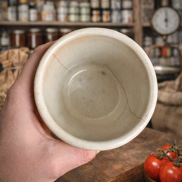 Pot ancien FÉLIX POTIN – Pot à confiture en faïence polychrome – Paris