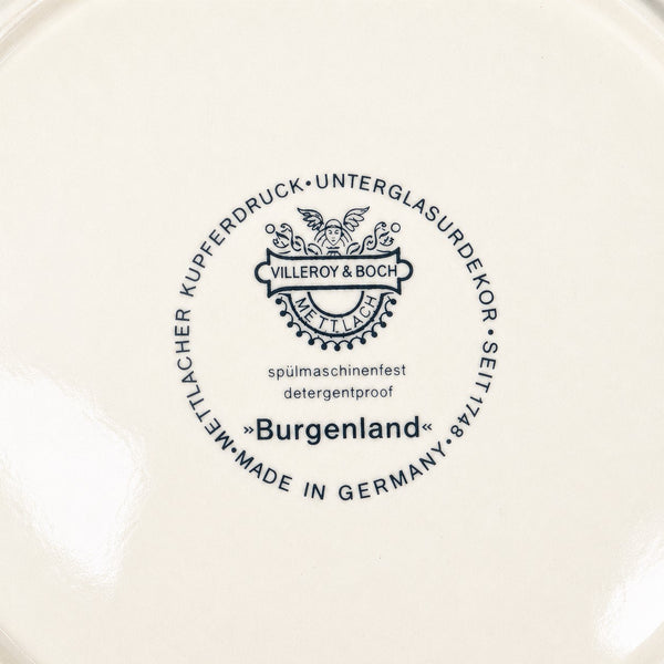 Ancien plat rond Villeroy & Boch modèle “Burgenland” – Ø 31,5 cm