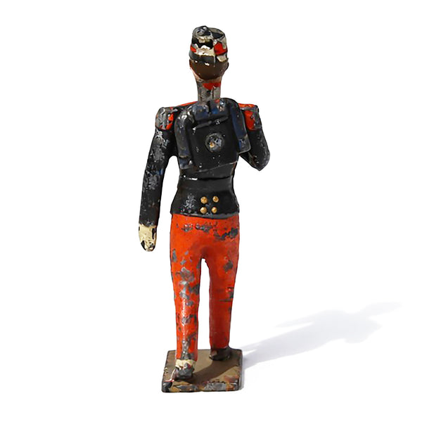 Soldat de plomb ancien CBG Mignot – Fantassin français de l’infanterie de ligne en tunique – vers 1908-1920