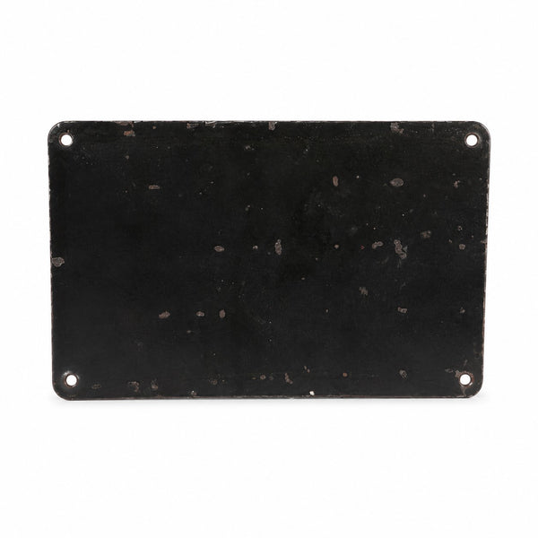 Plaque émaillée ancienne « DÉFENSE DE FUMER » – 25 cm x 15 cm