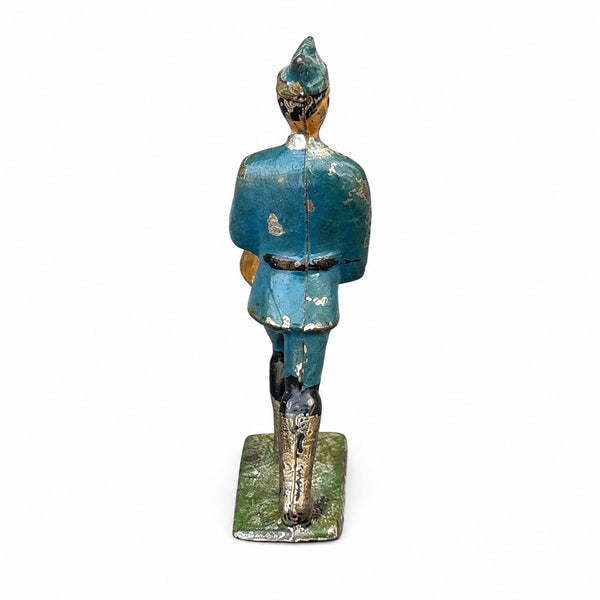 Figurine ancienne soldat musicien tambour GM Georges Munckle en plomb creux