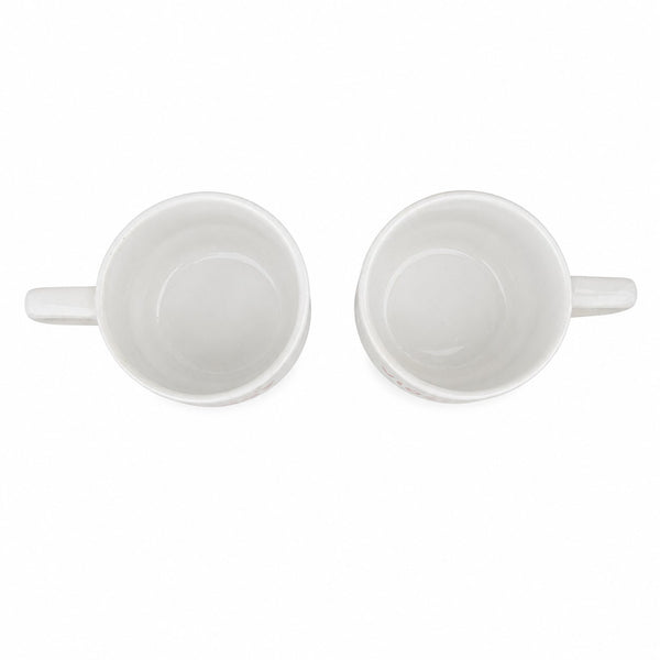 Paire de tasses publicitaires Viandox empilables – Faïence – Années 1970-1980