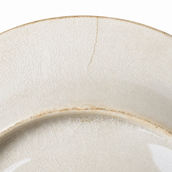 Saucière ancienne en faïence de KG Lunéville – Modèle Mimosa – Décor Art Déco