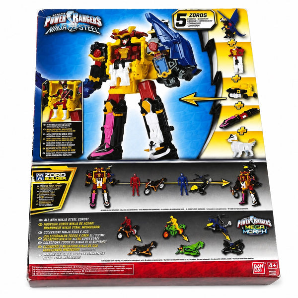 Power Rangers Ninja Steel DX Ninja Steel Megazord Zord Builder Bandai