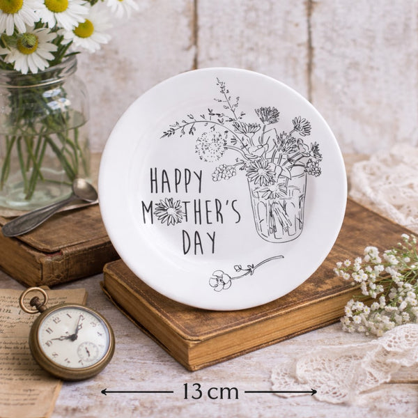 Assiette à mignardises – Gien 13 cm – “Happy Mother’s Day” – Édition limitée 2019