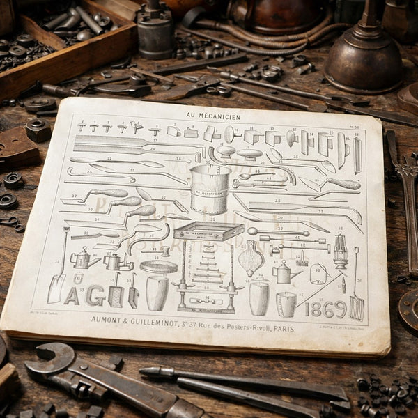 Ancien catalogue “Au Mécanicien” – Aumont & Guilleminot – Outils & Machines-Outils – Paris