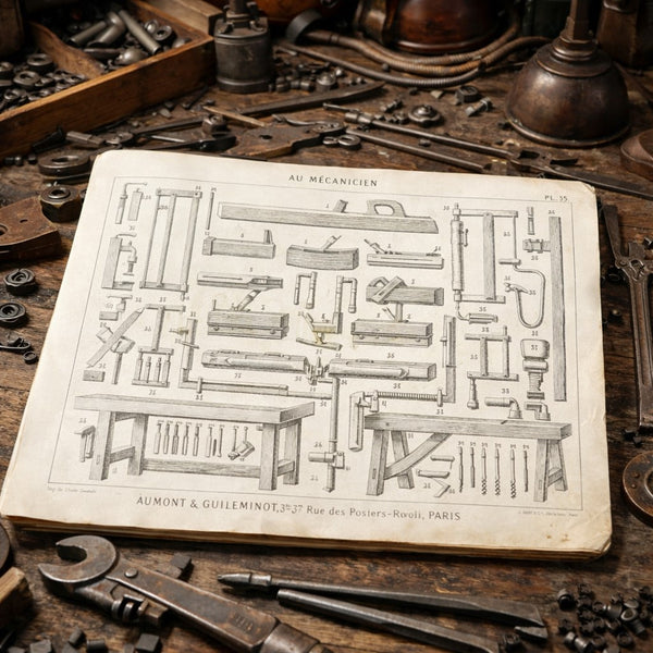 Ancien catalogue “Au Mécanicien” – Aumont & Guilleminot – Outils & Machines-Outils – Paris