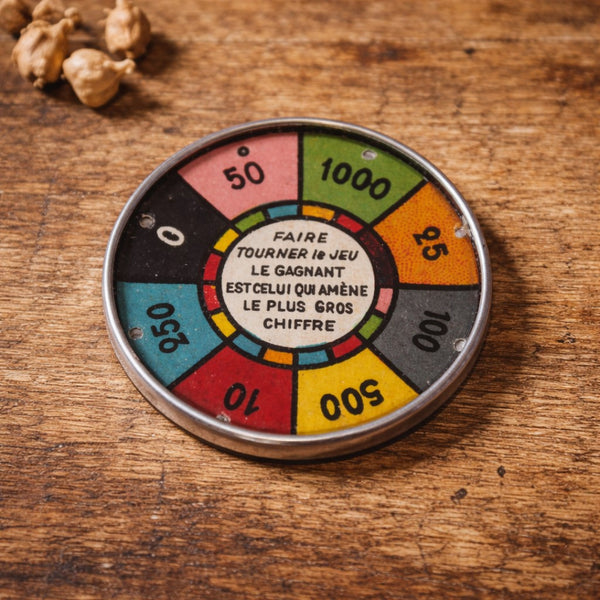 Ancien jeu de patience / jeu de comptoir publicitaire G. Bourdeix (Villeurbanne)