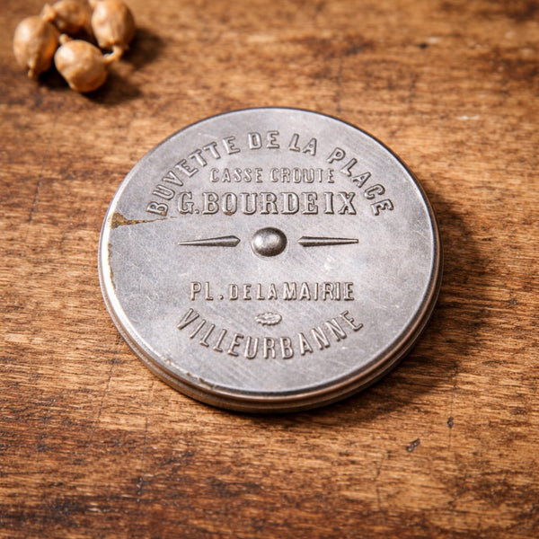 Ancien jeu de patience / jeu de comptoir publicitaire G. Bourdeix (Villeurbanne)