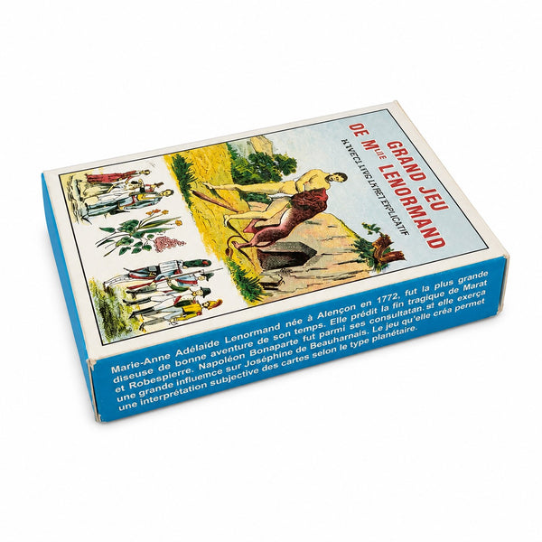 Grand jeu de cartomancie de Mlle Lenormand – 54 cartes avec livret explicatif – Grimaud