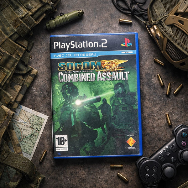 Jeu vidéo PS2 – SOCOM: U.S. Navy SEALS Combined Assault – PlayStation 2 – PAL – Avec notice
