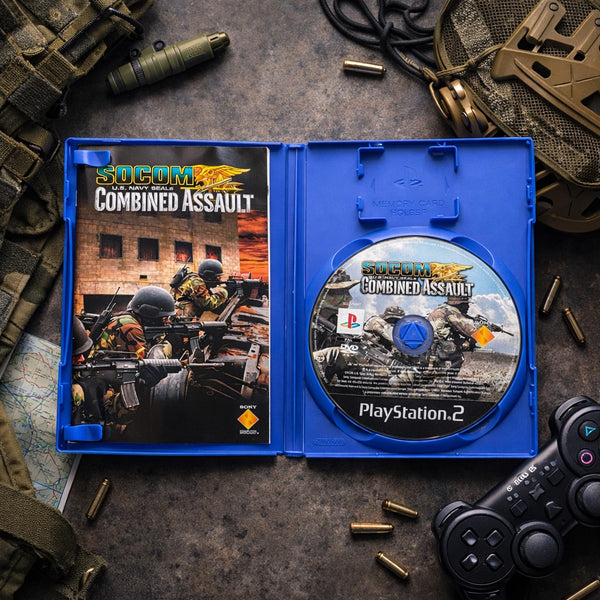 Jeu vidéo PS2 – SOCOM: U.S. Navy SEALS Combined Assault – PlayStation 2 – PAL – Avec notice