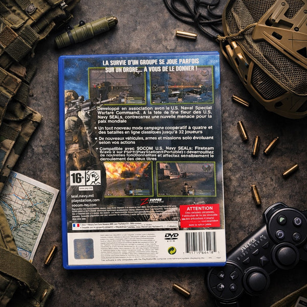Jeu vidéo PS2 – SOCOM: U.S. Navy SEALS Combined Assault – PlayStation 2 – PAL – Avec notice