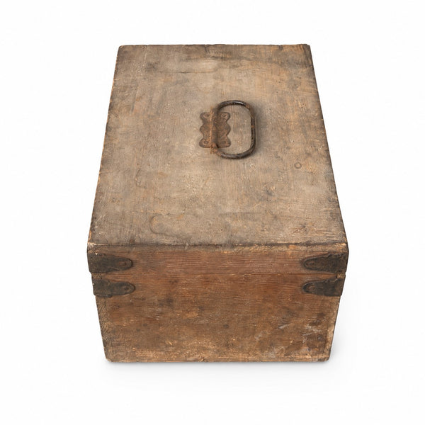 Coffret ancien en bois « Bazar Militaire – E. Letaley » à Versailles – 28 cm x 19 cm x 14 cm