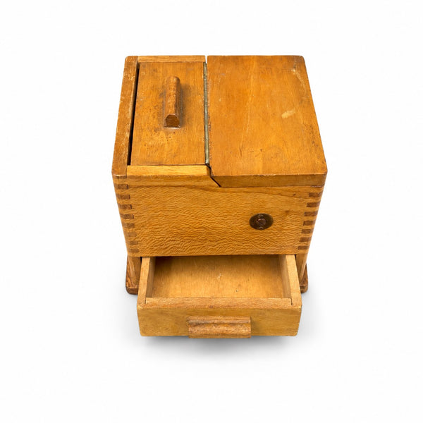 Râpe à fromage ancienne La Rapida en bois à manivelle – Râpe rotative à chapelure