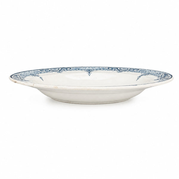 Lot de 3 assiettes creuses en faïence Saint-Amand & Hamage modèle Atlantic
