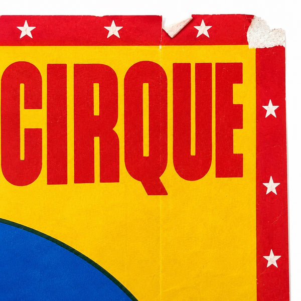 Affiche ancienne Festival du Cirque à Alger – Champ de Manœuvres – 39 cm x 30 cm