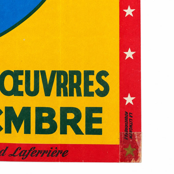 Affiche ancienne Festival du Cirque à Alger – Champ de Manœuvres – 39 cm x 30 cm