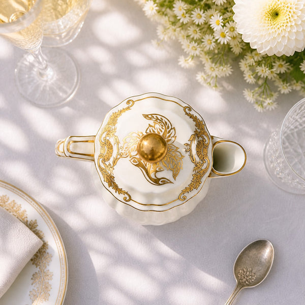 Pot à lait en porcelaine de Limoges L. Bernardaud & Co – Modèle Coquille