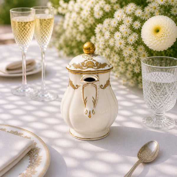 Pot à lait en porcelaine de Limoges L. Bernardaud & Co – Modèle Coquille
